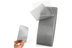 JJHXM 47mm x 2 m Ruban Réparation Moustiquaire Fenêtre,Gris Ruban Adhésif Réparation De Fenêtres,auto-Ruban pour réparer les moustiquaires,rideaux,Ne bloque pas la lumière
