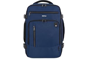 ECOHUB Zaino Ryanair 40x20x25 Bagaglio a Mano 40x20x25 Ryanair Zaino da Viaggio Valigia Bagaglio a Mano Borsa da Viaggio Borsa tote ecologica in PET riciclato da 20 litri,Brevettato(Blu)
