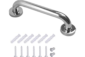 MENGH-SHOP Haltegriff aus Edelstahl, Griff für Badezimmer, für Toilette, für Senioren/Behinderte/Kinder/Schwangere, 25 cm