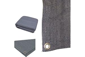 UKB4C Breathable & Weatherproof Caravan Awning Carpet Weaveatex Motorhome Tent Groundsheet Matting Blue/Grey