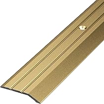 Gedotec Profilé De Transition En Aluminium - Rail De Transition Perforé - Profilé De Sol à Visser - Super Plat - Largeur 30 Mm - Aluminium Laiton Anodisé - 100 Cm - 1 Pièce - Profilé De Compensation