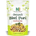 Nature's Bridge Bhelpuri Mix | 250 GM Pack | Open Mix & Eat Bow Bhelpuri | Chowpati Bhel Namkeen - 100% Vegetarian Indian Snacks
