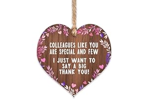 Manta Makes Colleague present | office gift leaving gifts for friend | thank you presents | new job hanging hearts friends plaque signs | friendship present uk | her girls woman