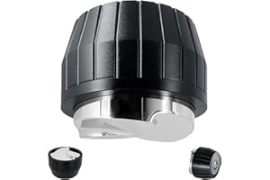 NEOUZA Distributeur de café – Gravity auto-adaptatif pour porte-filtre expresso, niveleur avec base trèfle à 3 feuilles (51 mm)