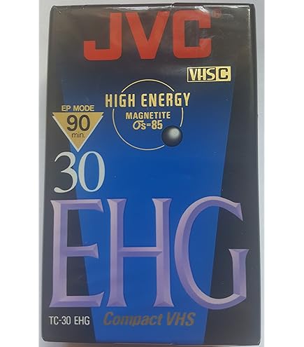 Cassette Vidéo VHS Vierge NEUVE Scellée Sealed - MAXELL HGX Black 30