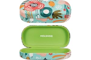 MOLSHINE etui na okulary przeciwsłoneczne z twardą skorupą, klasyczne duże etui na okulary dla kobiet mężczyzn, okulary przeciwsłoneczne