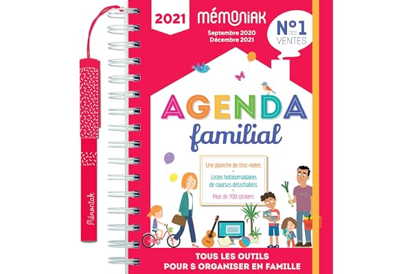 Agenda familial Mémoniak 2020-2021