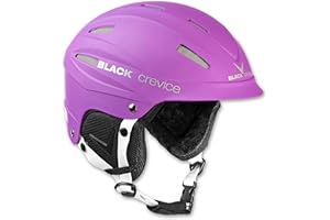 BLACK CREVICE Casque de Ski Ischgl I Casque Ski Antichoc au Design Sportif en différentes Couleurs I Casque de Ski Hommes & Femmes I Casque de Snowboard I Casque de Ski Respirant I Taille réglable