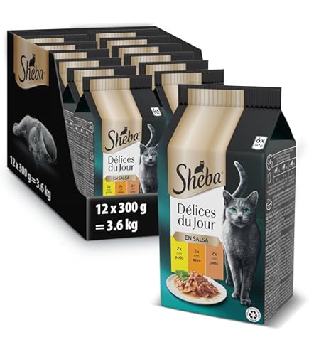 Sheba Delices du Jour Kip & Kalkoen in Saus | Poiesz Supermarkten