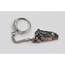 Schlüsselanhänger Dampflok Güterzug – Ca. 37 Mm, Metall – Von Zunftbedarf.de