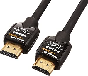 Amazon Basics High-Speed HDMI Cable 6.5 Feet / 2 meters Supports Ethernet, 3D, Audio Return