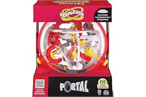PERPLEXUS - PERPLEXUS PORTAL - Labyrinthe Parcours 3D Avec 150 Défis, 50 Portails Et 3 Boutons Extérieurs - Jeu d'Action et Réflexe - Casse tete enfant - Vertus Pédagogiques - Jouet Enfant 8 Ans et +