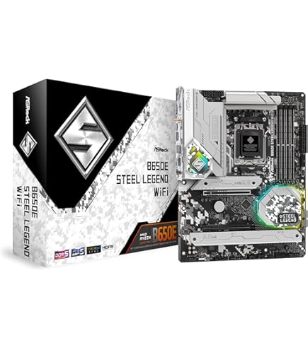 Amazon.in: Buy B650 Steel Legend WiFi AMD Socket AM5 Ryzen™ 8000