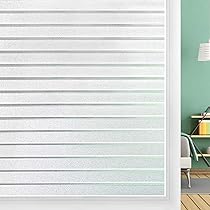 Pellicola Per Vetri Finnez - Trasparente Decorativa Privacy 44,5x200cm, Adesione Statica Senza Colla - Foto 12