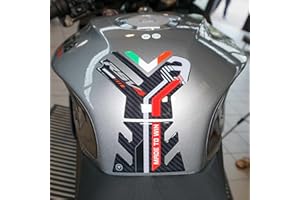 labelbike - Gel Autocollant 3D Protection Réservoir Moto Compatible avec Aprilia RSV4 1100 2021-2023 - Couleur Rouge