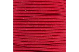 E-KURZWAREN 5m Gummikordel 1mm / 2mm / 2,5mm / 3mm / 4mm / 5mm Hutgummi hochwertig Rundgummi Gummischnur elastisch Handwerk 32 Farben