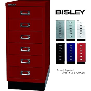 BISLEY Schubladenschrank 29 aus Metall | Schrank mit 8 Schubladen und