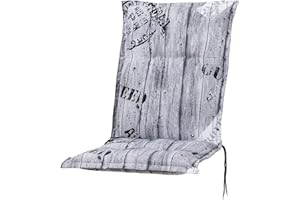 CKOKC Kettler Polen KETTtex 0778 Auflage Mittellehner Florence grau Gemustert Schrift Sitzpolster 110x50x8 cm