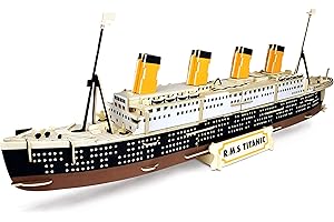 Quay R.M.S. Titanic de artesanía en madera Kit de construcción FSC