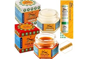 BIEN Ô NATURE Le veritable Baume Rouge et Blanc lot de 03 produits authentiques extrat fort et efficace, effet chaut et froid pour avant et apres le sport (19,4 gr)