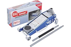 ‎BGS BGS 2889 | Rangier-Wagenheber | 2,5 t | hydraulisch | Hubhöhe 100-460 mm | Aluminium-Stahl-Konstruktion | Hydraulik mit Doppelhubkolben