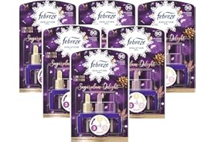 FEBREZE 6 x 20ml Ambi Pur 3Volution Plug in refill - SugarPlum Delight