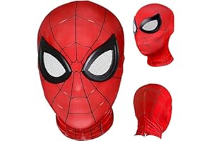 MAXRICUS ​Realistic Spider Mask with Rigid 3D Eye Frame, for Adults & Teens Ages 14+ - Defined Look, Breathable, for Halloween Cosplay & Masquerade