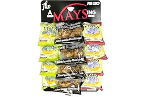 BRITISH FOOD SHOP The AMaysing 12 Bag Pub Snack Card Scampi Bacon Fries and Pork Scratchings