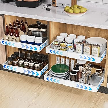 Organisateurs De Rangement Coulissants Polyvalents Avec