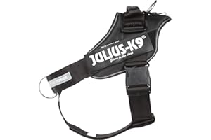 JULIUS K-9 Julius-K9, IDC Powerharness, uprząż dla psa z przednim paskiem sterującym Y, rozmiar: L/1, czarna