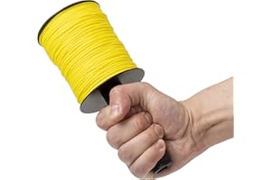 IPEA Filo per Edilizia Professionale con Impugnatura - Bobina da 100 Metri - Filo da Muratore in Polipropilene diametro 2 mm per Cantieri, Costruzioni, Lavori Stradali, Lavori in Casa