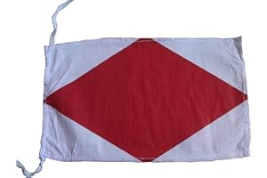 Brass Blessing Maritime Signal Flag - 100% Cotton – Nautical/Marine/Boat/Yacht/Beach Party - Marine Code: (F)