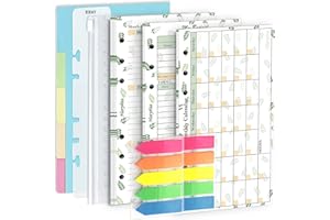 ‎HARPHIA 2025 Monthly Weekly and Budget Paper Kit & 6-Loch-Budgetsystem-Zubehör, 6-3/4" x 3-3/4", persönliche Größe für Budgetordner, Budgetierung, Geldumschläge, Geldbörse, Budgetplaner, Geldumschläge