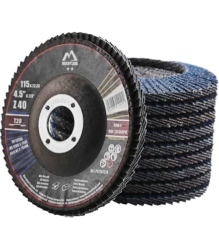 Disco Lamelle Bellota Per Spianatura Pietra Ø 115 Mm Grana SIC - Disco Abrasivo Per Levigatura Pietra E Materiali Non Ferrosi