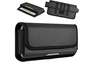 ykooe Horizontale Handy Gürteltasche für Samsung Galaxy S23 S22 S21 Ultra, Plus, Ultra Handytasche mit Kartenhalterung Gürtelclip Ledertasche für Samsung Galaxy A13 A12 A54 A53 A52 A33 A32(XL)