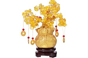 IMIKEYA Árbol de la suerte Feng Shui, decoración para la riqueza y la suerte, 19 cm