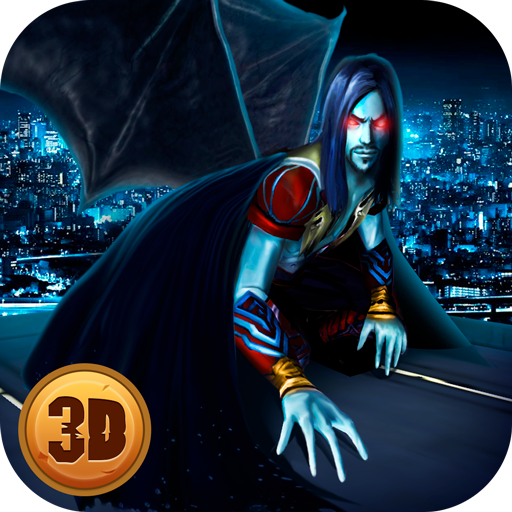 Rope Man Superhero: Immortal Saga | Night City Mutant Fighting Vampire Legends Bat Simulator