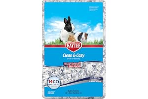 Kaytee Clean & Cozy Extreme Odour Control Super Absorbent Paper Bedding For Cages, Hamster, Gerbil, Mice, Guinea, 40 Litre