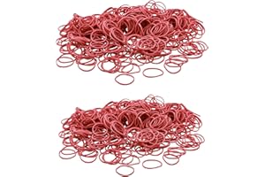 KLEBERINO Gummiringe | Haushaltsgummis rot | Gummiringerl | Gummiband für Haushalt, Büro, Basteln versch. Abmessungen (Ø 50mm | 1kg Beutel)