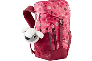 VAUDE Unisex barn Ayla 6 ryggsäckar 5-9L (förpackning med 1), Ljusrosa/ranbär, 6 Liters, Ryggsäck Ryggsäckar