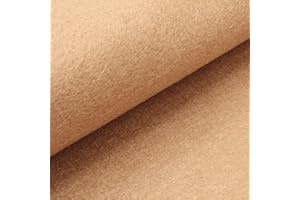 MERCERIA POUR TOI... Tessuto Pannolenci 25 cm altezza 180 cm Vari Colori Hobby Cucito Creativo Pupazzi Fai da Te Pannello Stoffa Tessuto decorazioni (720 Biscotto)