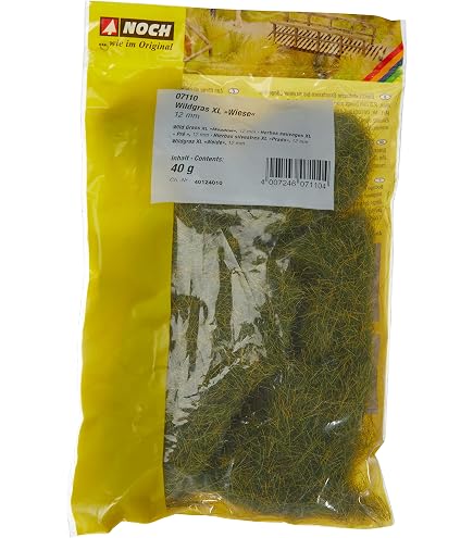 Herbes Sauvages Noch 07112 - Pour Modélisme Ferroviaire - Vert Foncé - 12mm - 40g