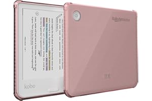 TUDIA SKN - Funda de color diseñada para Kobo Libra (2024), funda de 7 pulgadas, esquina reforzada, a prueba de golpes, antiamarilleamiento, ligera, parte trasera transparente, ajuste cómodo