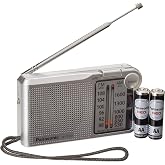 Sony SRF-M37W Portable AM/FM/Weather Radio - Digital Tuning, Pocket Size, Renewed