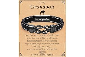 TEVOP Gifts for Dad Son Grandad Grandson, Bracelet Gifts for Men Teenage Boys on Birthday Christmas Valentines Day Fathers Day, Stocking Fillers for Men Boys