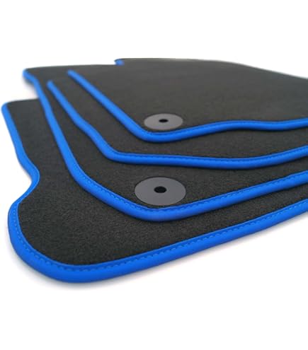 MOTOS Velours Basic vloermatten auto compatibel met Volvo XC70 I 2000-2007 - Basic, Materiaal, Blauw vloermatten - Ervaar nieuw rijcomfort met een