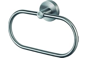 Haceka Handtuchring, Silber, Edelstahl, Tuchhalter