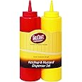 TableCraft 112KM Nostalgia 2-Piece Ketchup and Mustard Dispenser Set, 12-Ounce