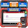 LAUNCH X431 CRP919X BT OBD2 Diagnostic Device, 2024 Bi-Directional Diagnostic Tool with 37+ Service, OE Level All System Diagnostic Scanner, Active Test, CANFD & DOIP, ECU Coding, VAG Guided, 2-Year