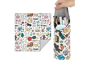 Walking Way Magic Protective Wrap Selbstklebe-Etui Kit Kratzfest Staubdicht Waschbar Tuch für Kameras Objektiv Elektronische und kosmetische Produkte(Cartoon, 35 * 35cm)